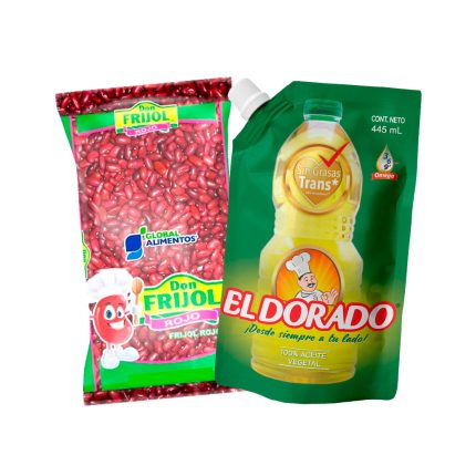1lb Frijol Rojo + Aceite El Dorado 445ml