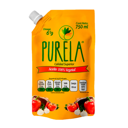 Aceite Purela  Doy Pack 750 ml