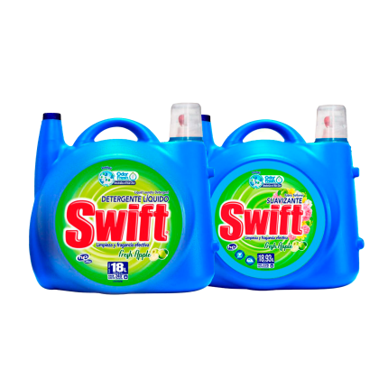 Detergente + Suavizante Swift 18 lts